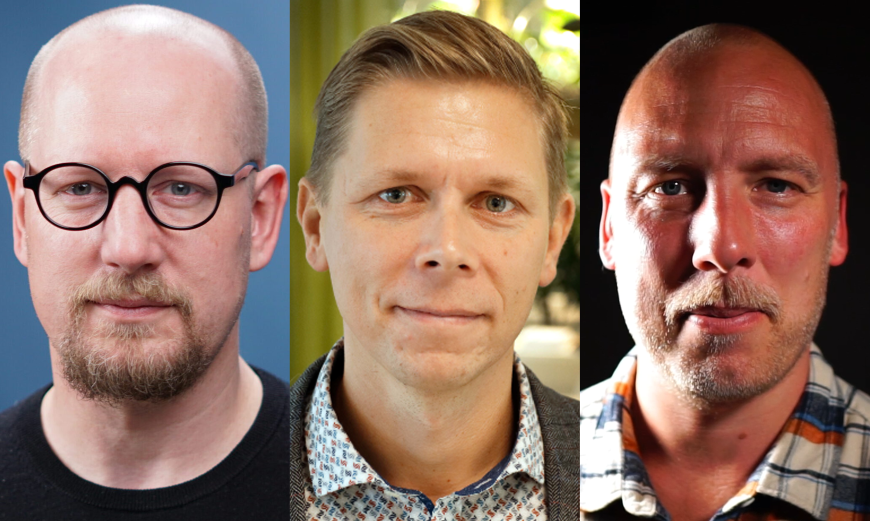 Carl Heath at RISE, Adrian Solitander at Digg and Jonas Södergren at JobTech Development